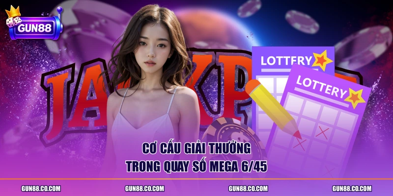 Cơ cấu giải thưởng trong quay số mega 6/45