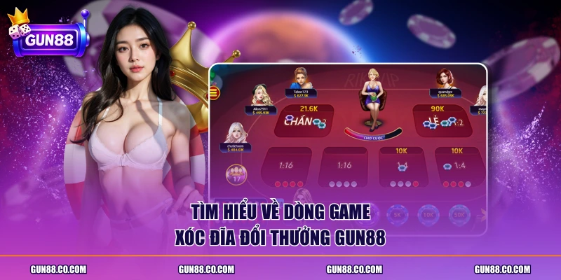 Tìm hiểu về dòng game xóc đĩa đổi thưởng GUN88