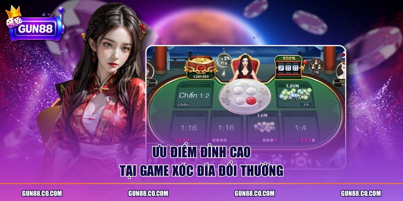 Ưu điểm đỉnh cao tại game xóc đĩa đổi thưởng